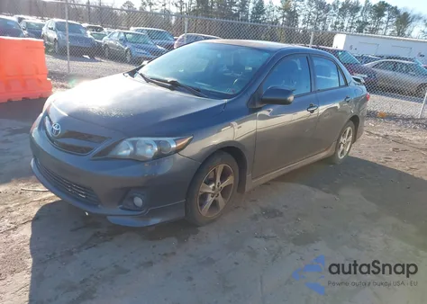 2011 Toyota Corolla S из США, поврежденный, VIN 2T1BU4EE5BC610459